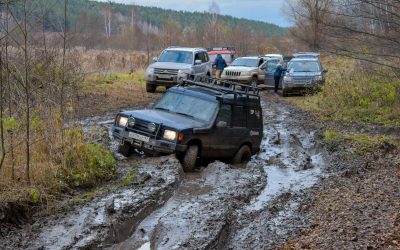stuck in mud